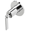 [D35105700.100] Percy 1/2 Inch or 3/4 Inch Wall Valve Trim with Lever Handle - Brushed Nickel