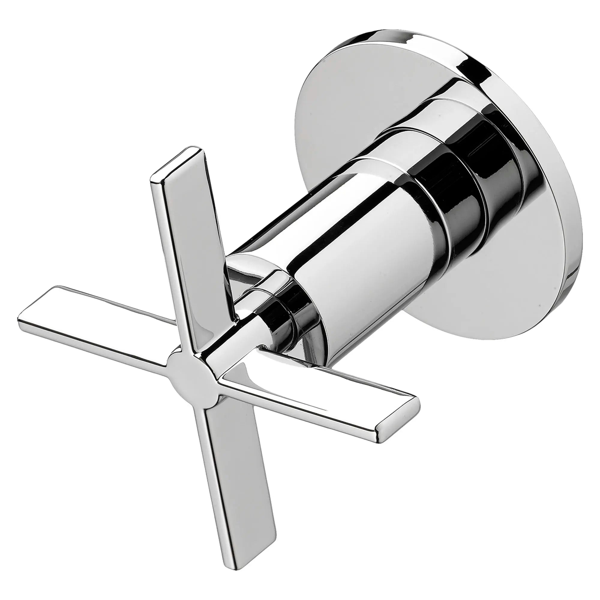 Percy 1/2 Inch or 3/4 Inch Wall Valve Trim with Cross Handle // POLISHED CHROME // 120437_P_D35105740100_1_CDNwebp.webp