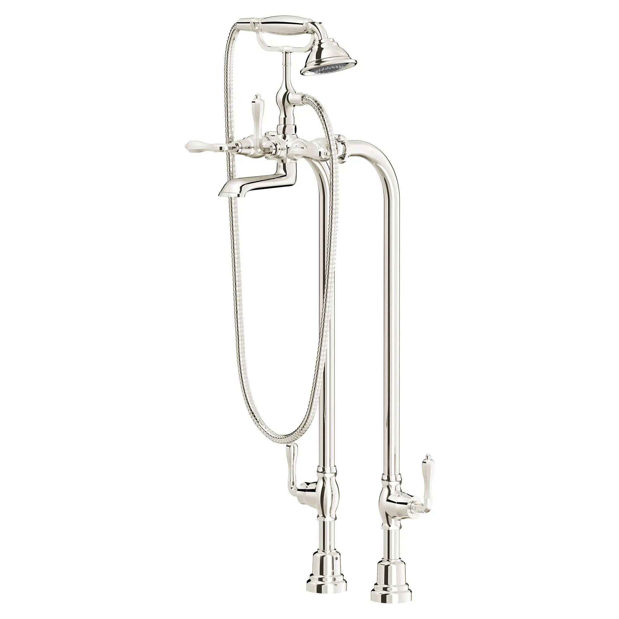 Traditional Floor Mount Bathtub Faucet with landfair Cross Handles // PLATINUM NICKEL // 151760_D3510195C.150_1_0_CDNwebp.webp
