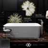 [D12031000.415] DXV® Modulus 72 in. x 32 in. Freestanding Bathtub - Canvas White