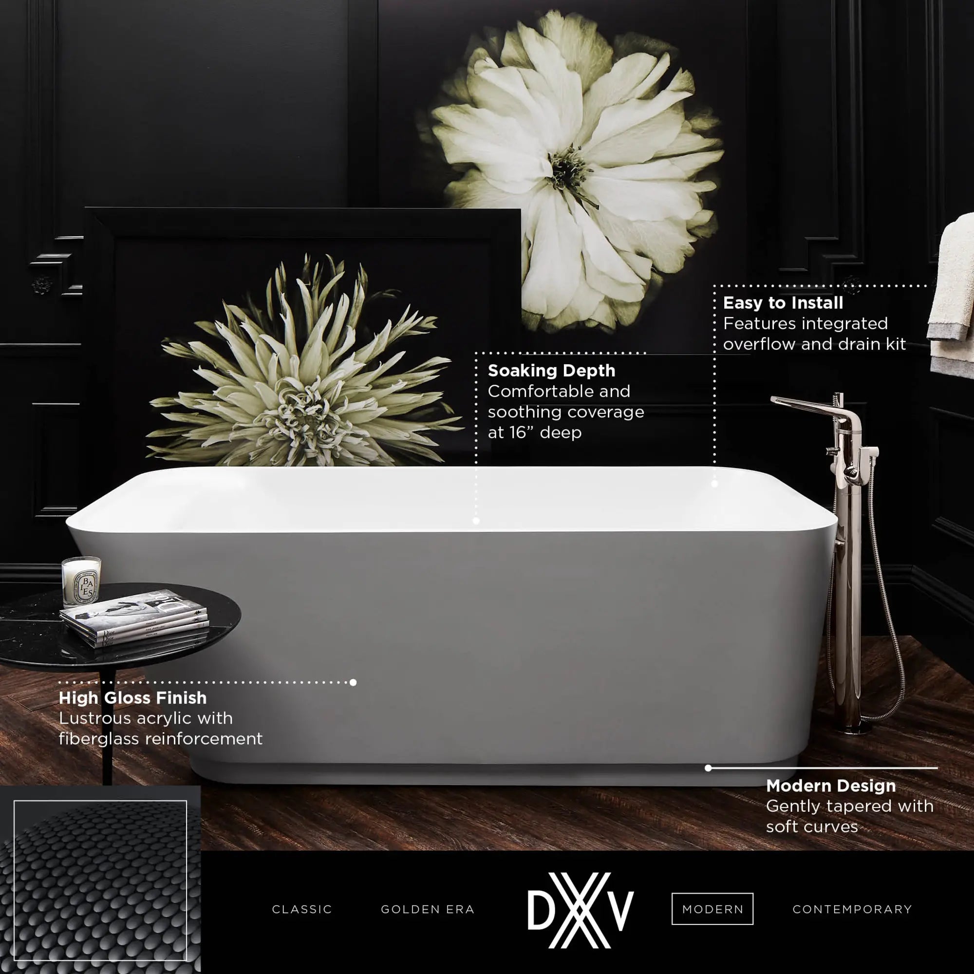 DXV® Modulus 72 in. x 32 in. Freestanding Bathtub // CANVAS WHITE // 153746_DXV_Freestanding_Tub_D12031000_1_0_CDNwebp.webp