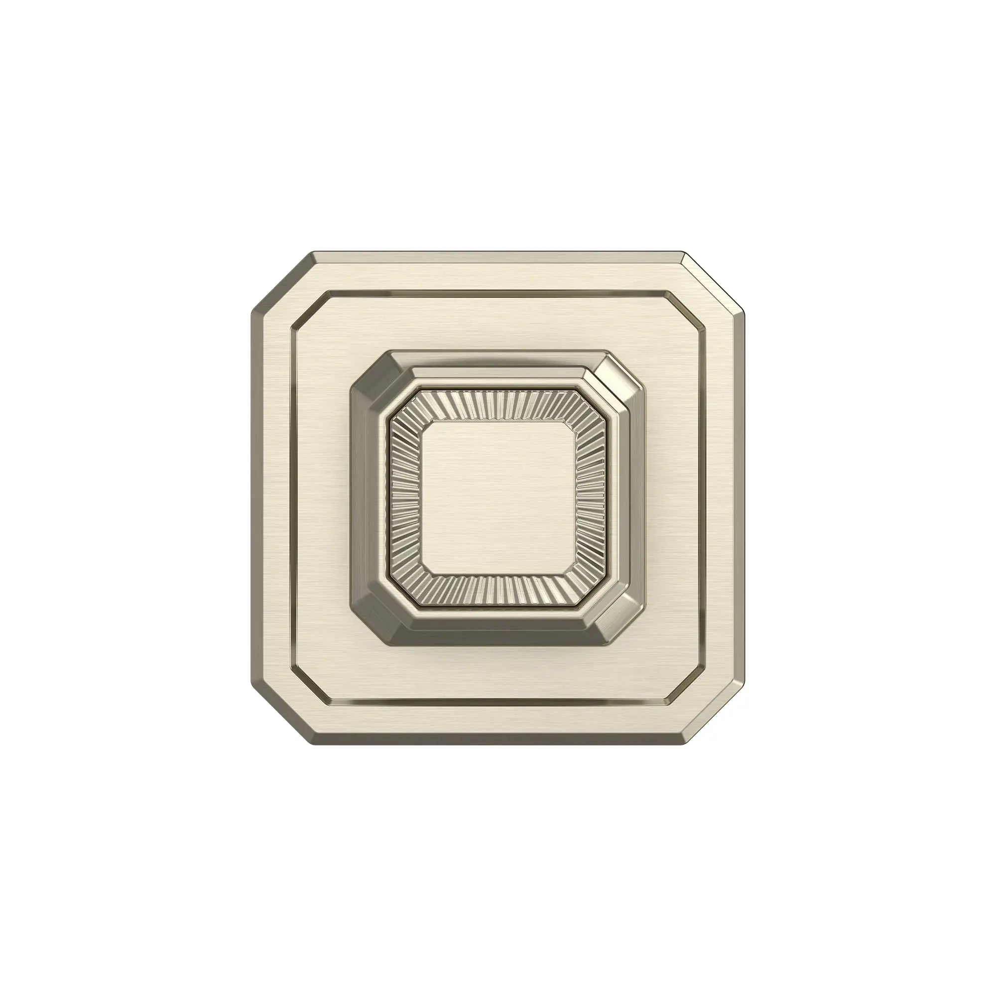 Belshire® 3/2 or 4/3 Diverter Valve Trim Only with Cushion Handle // BRUSHED NICKEL // 155237_Belshire_SiloFront_D35170437.144_0001_Jan2023_CDNwebp.webp