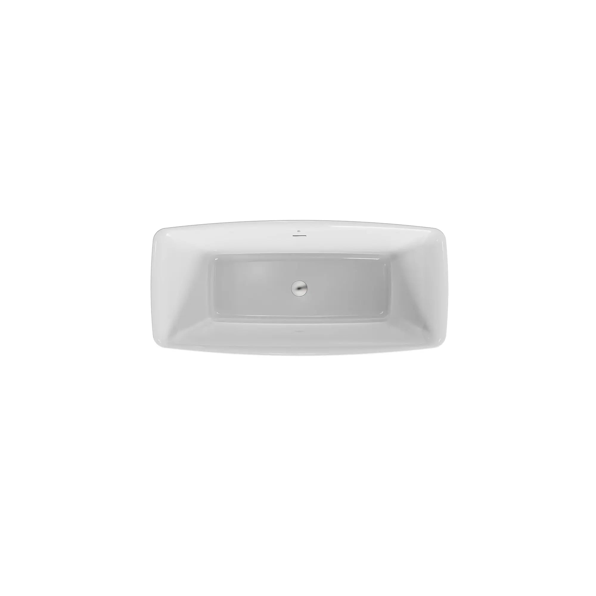 Equility® Slim 67 in. x 30 in. Freestanding Bathtub // CANVAS WHITE // 155352_DXVEquility_SiloTop_D12045004.415_D1564000.002_0003_Jan2023_0_CDNwebp.webp