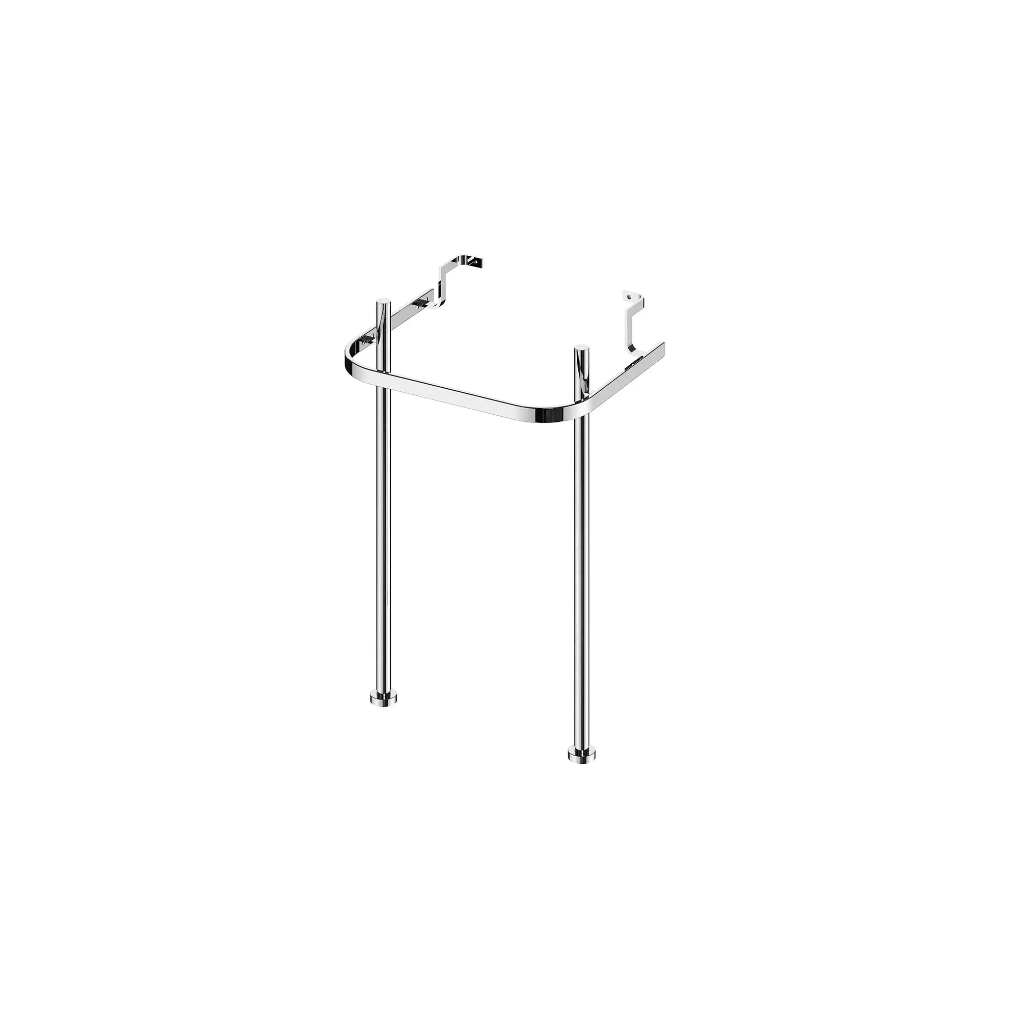 Equility® 22 in. Console Legs // POLISHED CHROME // 155357_DXVEquility_SiloLeft_D21070022.100_0002_Jan2023_0_CDNwebp.webp