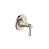 [D35160430.144] Fitzgerald 3/2 or 4/3 Diverter Valve Trim Only with Lever Handle - Platinum Nickel