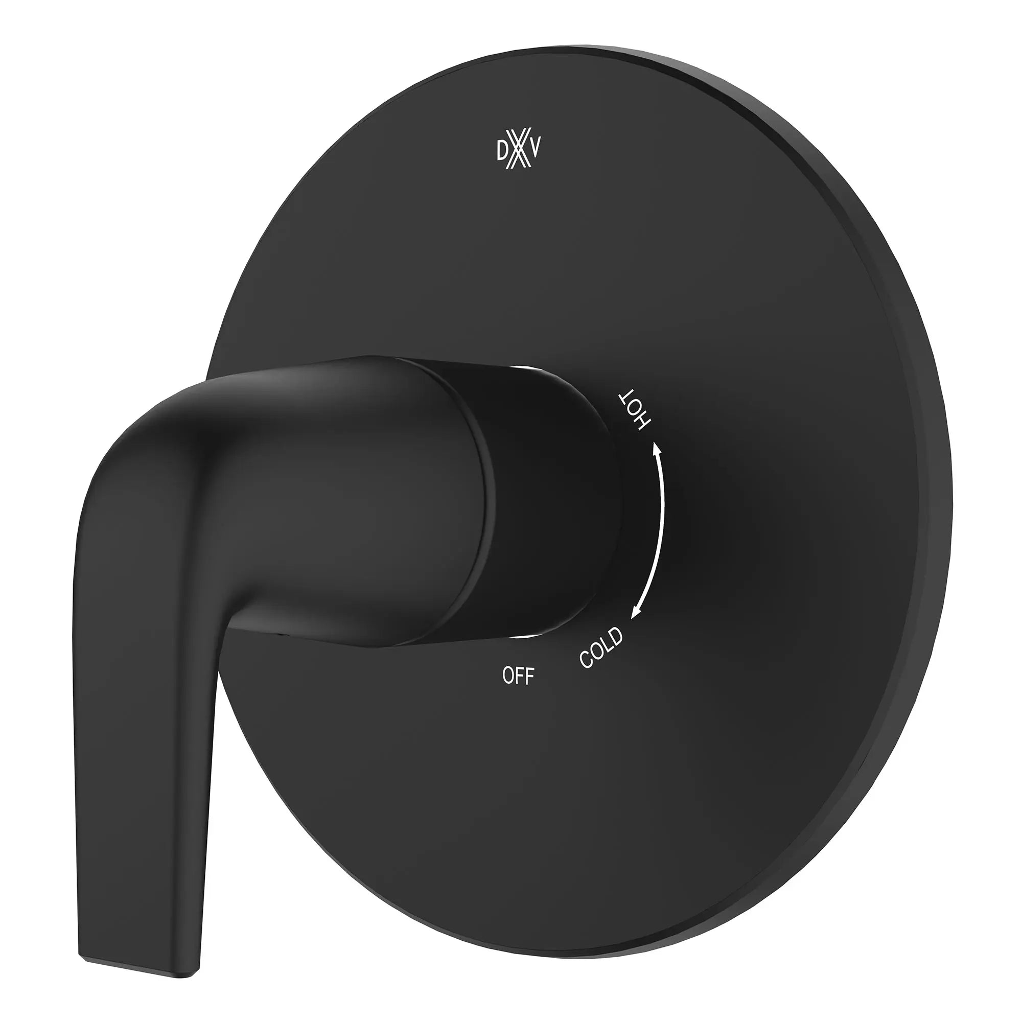 DXV® Modulus Single Handle Pressure Balance Valve Trim Only with Lever Handle // MATTE BLACK // 159625_DXVModulus_SiloLeft_D35120F00.243_0001_Feb2023_0_CDNwebp.webp