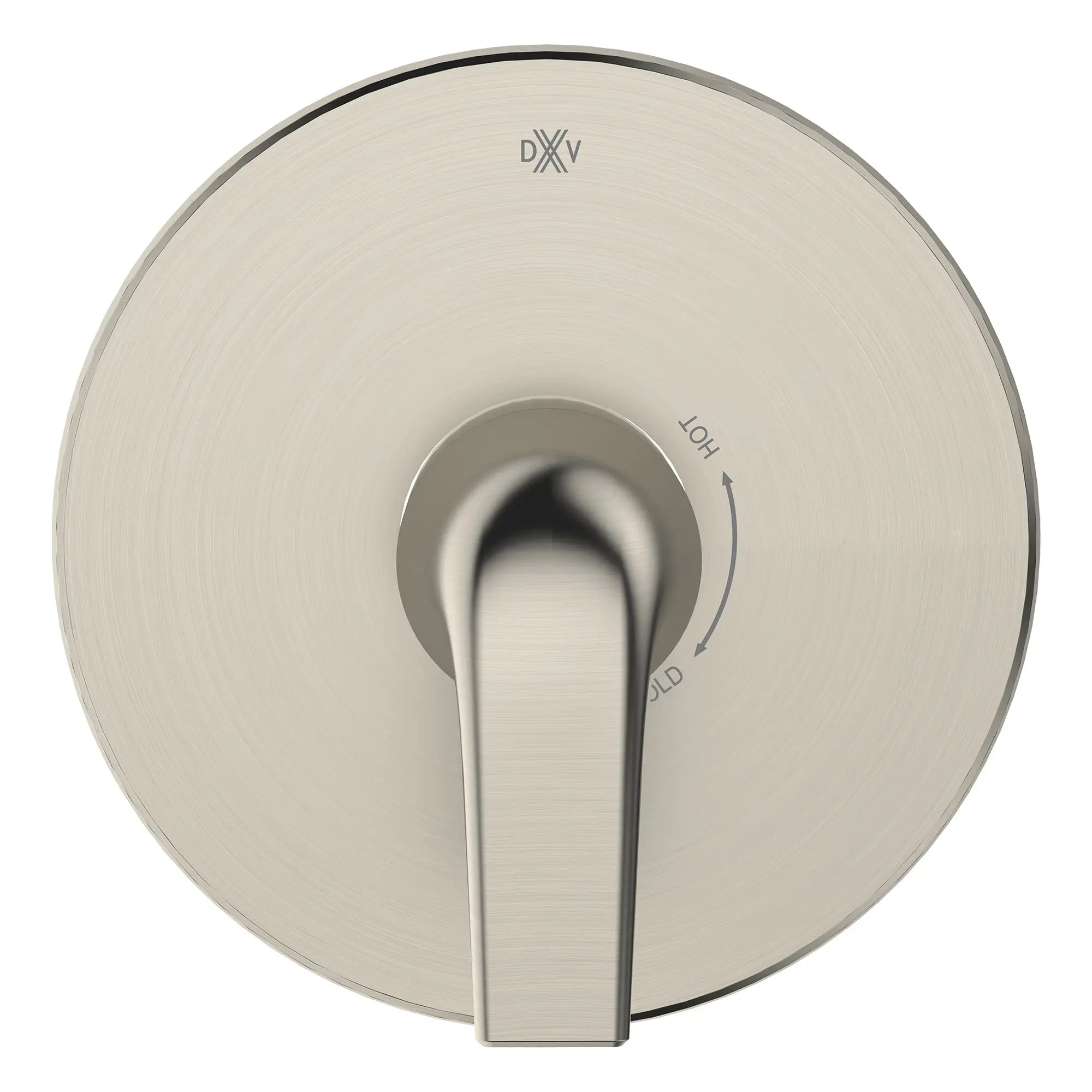 DXV® Modulus Single Handle Pressure Balance Valve Trim Only with Lever Handle // BRUSHED NICKEL // 159626_DXVModulus_SiloFront_D35120F00.144_0001_Feb2023_0_CDNwebp.webp