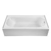 [D02391202.415] Byrdcliffe® 60 in. x 30 in. Alcove Bathtub with Right-Hand Drain - Canvas White