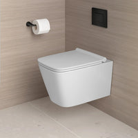[D23040A000.415] DXV® Modulus Wall-Hung Elongated Toilet Bowl with Seat - Canvas White