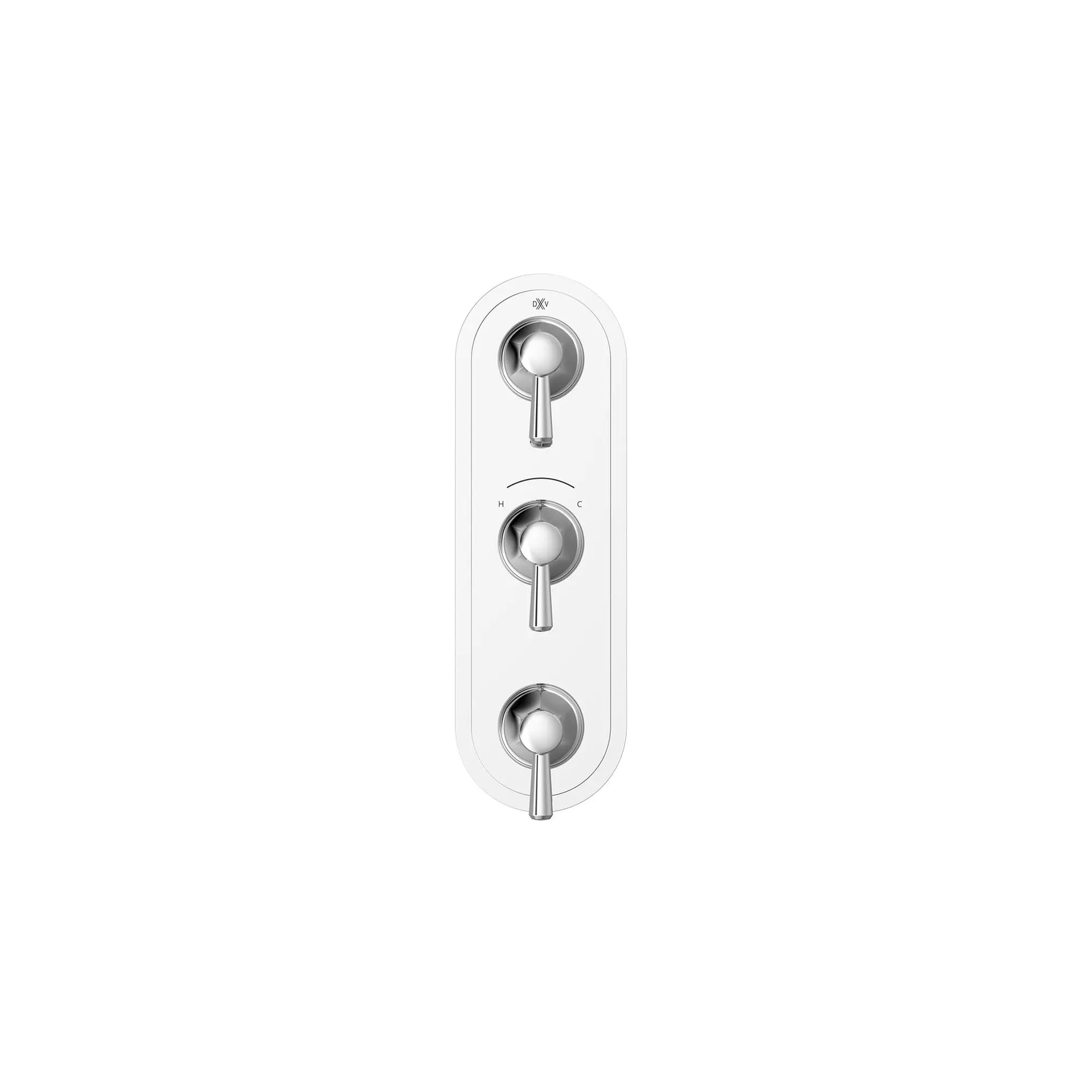 Fitzgerald 3-handle Thermostatic Valve Trim Only With Lever Handles