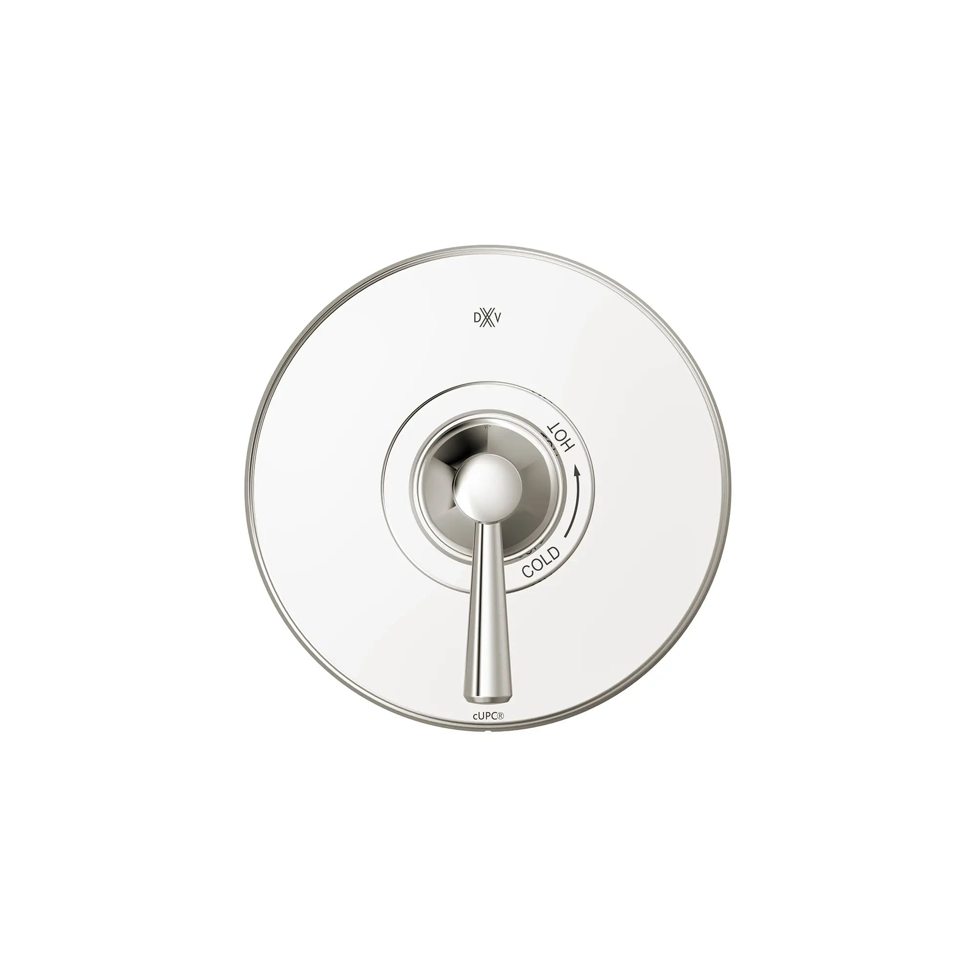 Fitzgerald Single Handle Pressure Balance Valve Trim Only with Lever Handle // PLATINUM NICKEL // 159659_Fitzgerald_SiloFront_D35160F00.150_0001_Apr2023_0_CDNwebp.webp