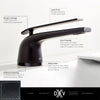 [D35120102.243] DXV® Modulus Single Handle Bathroom Faucet with Lever Handle - Matte Black