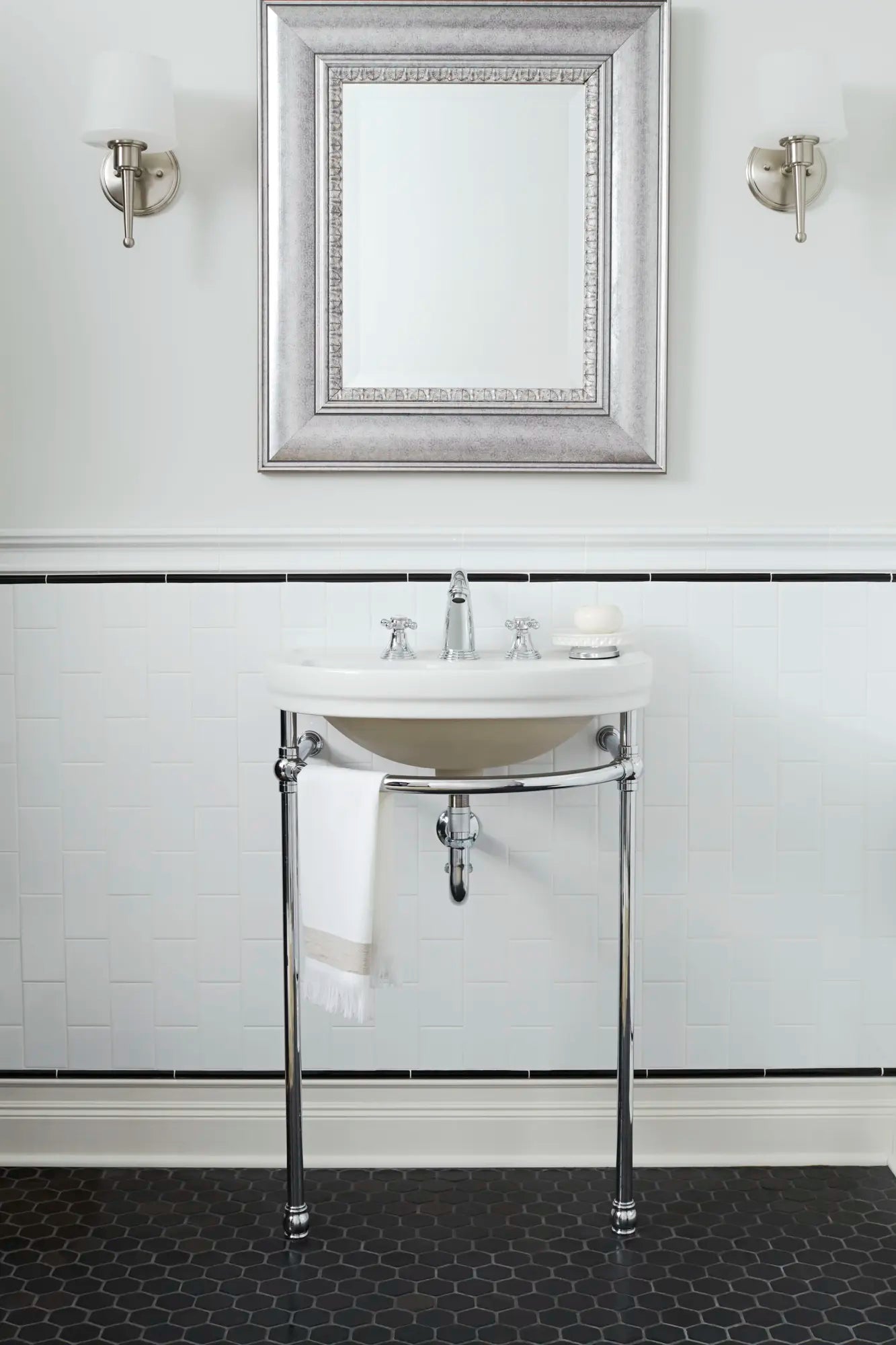 Ashbee® 2-Handle Widespread Bathroom Faucet with Cross Handles // POLISHED CHROME // 159736_B_D3510184C.100_0_CDNwebp.webp