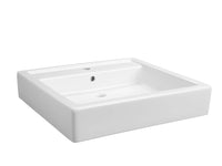 [D20095001.415] Cossu® 24 in. Sink Top, 1-Hole - Canvas White