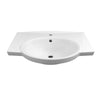 [D20070001.415] 26 in. Wall Hung Sink, Center hole - Canvas White
