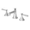 [D35160802.100] Fitzgerald 2-Handle Widespread Bathroom Faucet with Lever Handles - Platinum Nickel
