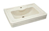 [D20015001.071] Fitzgerald 28 in. Sink Top, 1-Hole - Biscuit