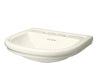 [D20005008.071] St. George® 24 in. Sink Top, 3-Hole - Canvas White