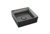 [D20085015.425] POP® Square Vessel Sink - Matte Black 