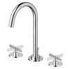 [D3510584C.100] Percy® 2-Handle Widespread Bathroom Faucet with Cross Handles - Polished Chrome