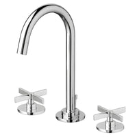 [D35105840.100] Percy Widespread Cross Handle - Polished Chrome