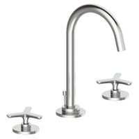 [D35105870.100] Percy Widespread Tri-Spoke Handles - Polished Chrome