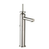 [D35105150.144] Percy Single Control Vessel Stem Hdl - Brushed Nickel