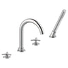 [D35105970.100] Percy DMTF With Tri-Spoke Handles - Polished Chrome