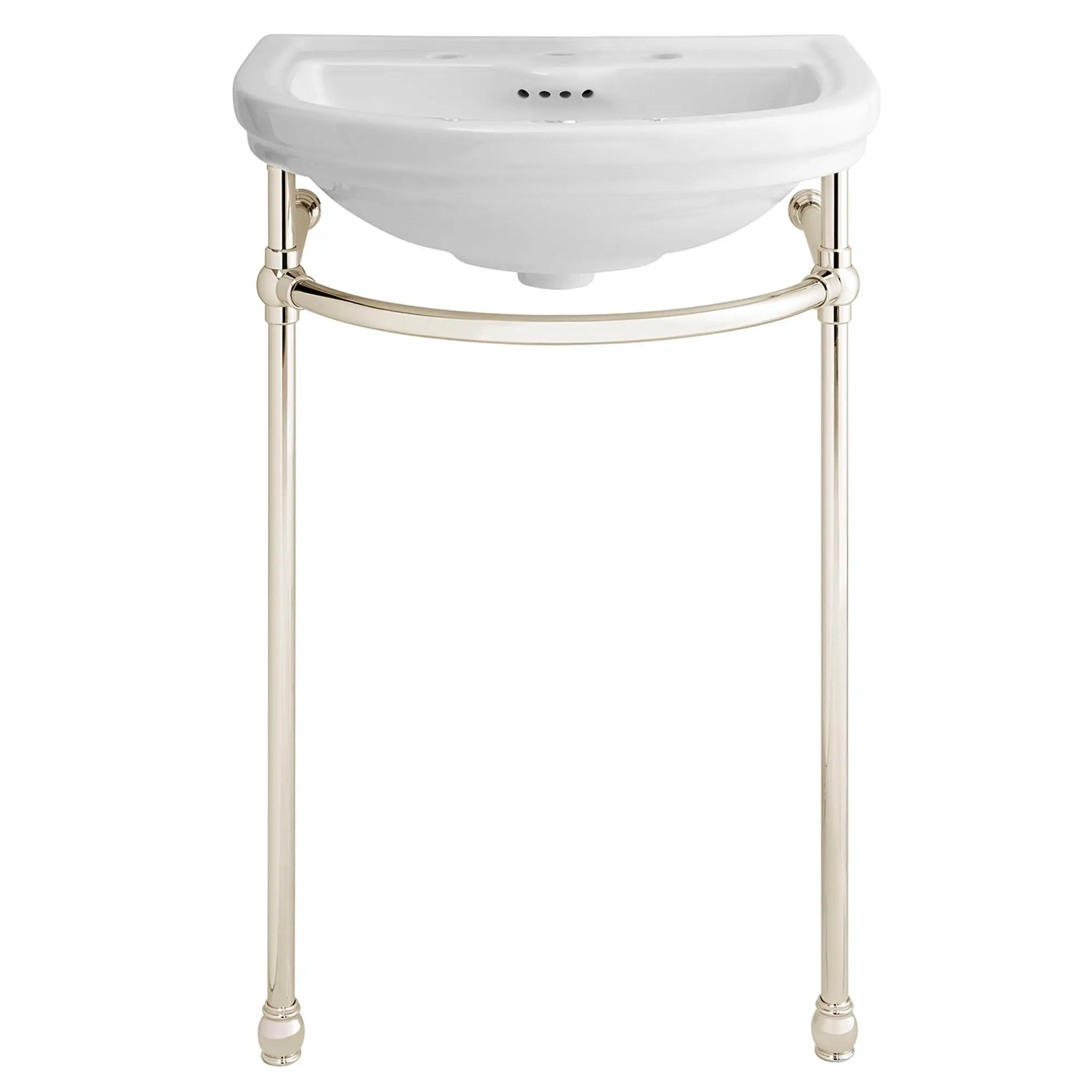 St. George® 24 in. Console Bathroom Sink, 3 Hole with Console Leg // CANVAS WHITE // 160271_D19000708008415_0_CDNwebp.webp