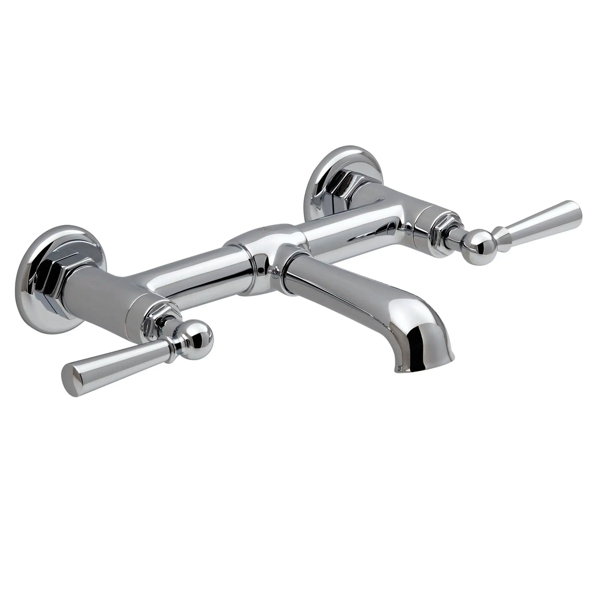 Oak Hill® 2-handle Wall Mount Bathroom Faucet With Lever Handles