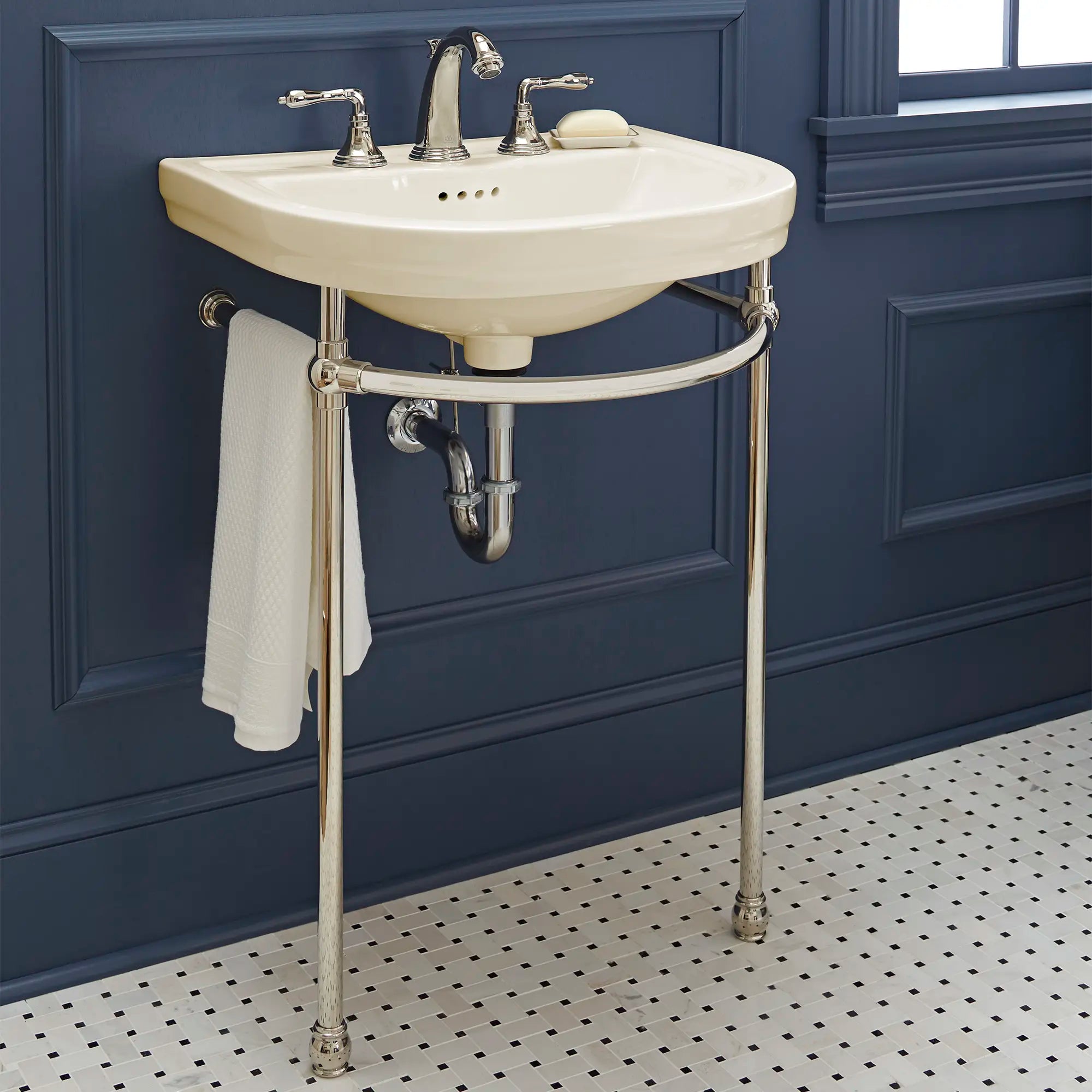 St. George® 24 in. Console Legs // POLISHED NICKEL // 160341_B_D19000708008071_0_CDNwebp.webp