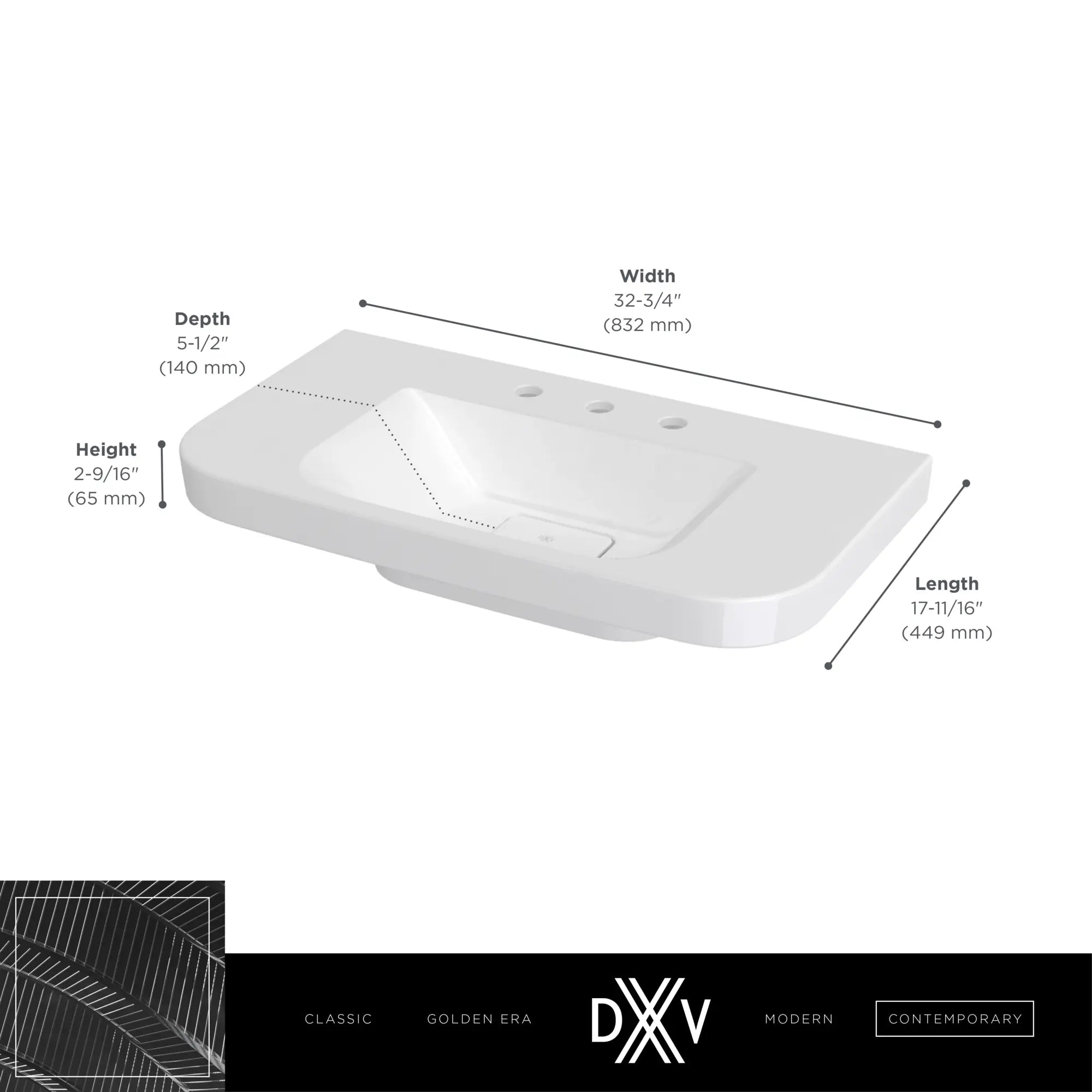 Equility® 33 in. Sink, 3-Hole // CANVAS WHITE // 186039_Equility_Infographic_D20076008_0002_SEPT2023_0_CDNwebp.webp