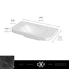 [D20076001.415] Equility® 33 in. Sink, 1-Hole - Canvas White