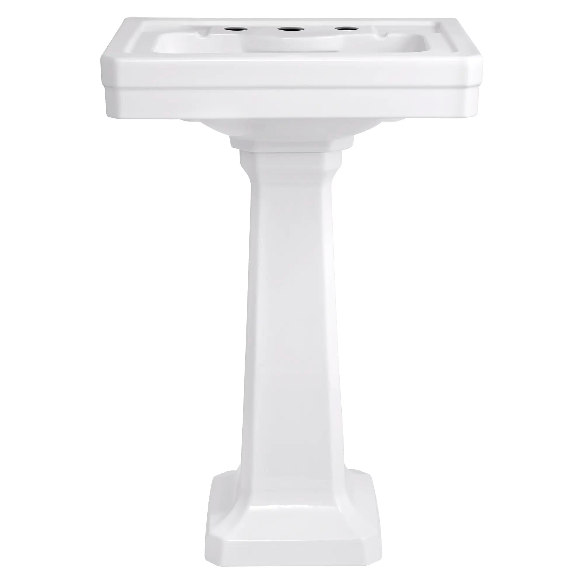 Fitzgerald Pedestal Sink Top, 3-hole With Pedestal Leg Fitzgerald Pedestal Sink Top, 3-hole With Pedestal Leg