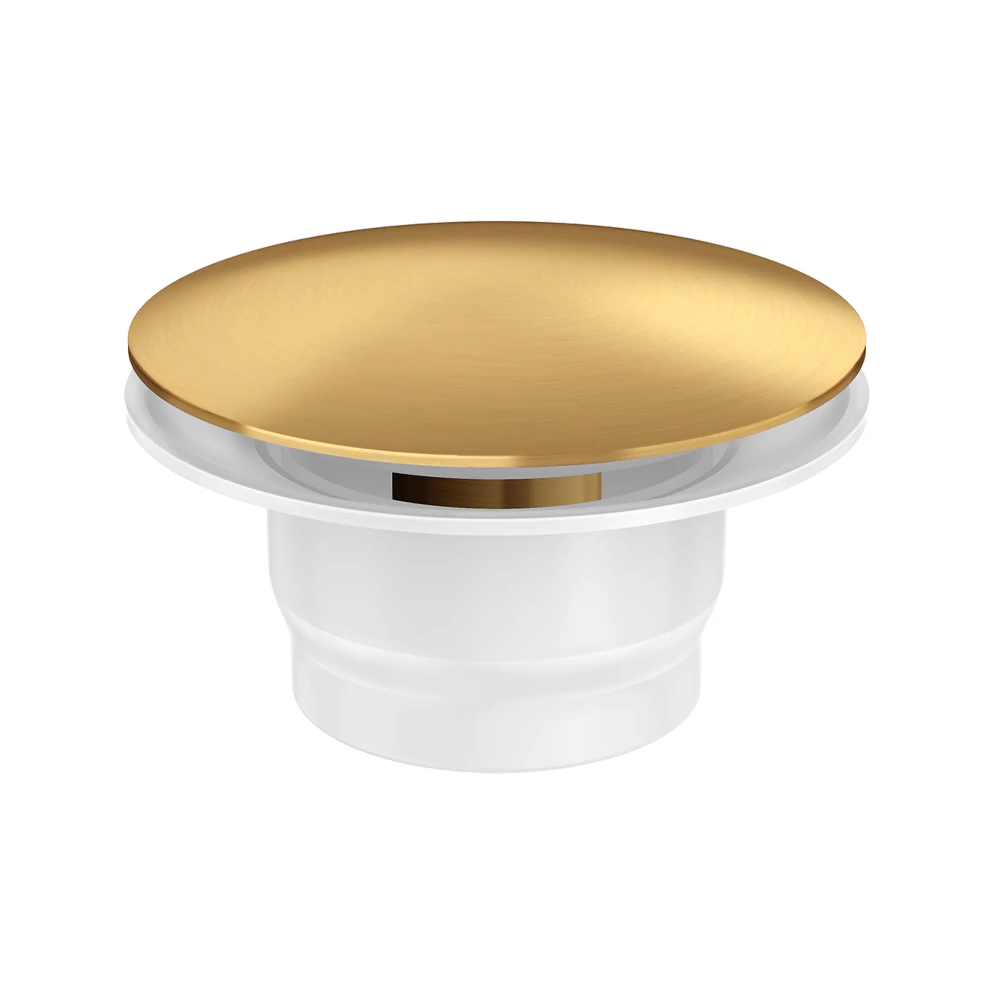 Drain Cap and Plug // SATIN BRASS // 279811_DXV_SiloRight_755491.201.427_0001_JANUARY2026_0_CDNwebp.webp