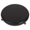 [7381350-201.4250A] Round Ceramic drain cap, no logo - Black