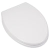 [5006A20G.415] Transitional Elongated Luxury Toilet Seat in Canvas White - Canvas White