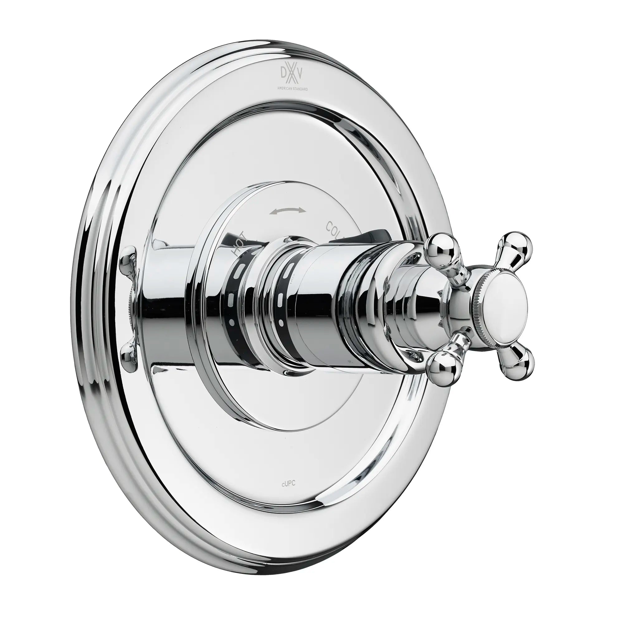 1/2" or 3/4" Thermostatic Valve Trim with Cross Handle // POLISHED CHROME // 37711_D35101514100_0_CDNwebp.webp