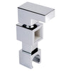 [M964711-1000A] Square Slide Bar Hand Shower Bracket - Polished Chrome