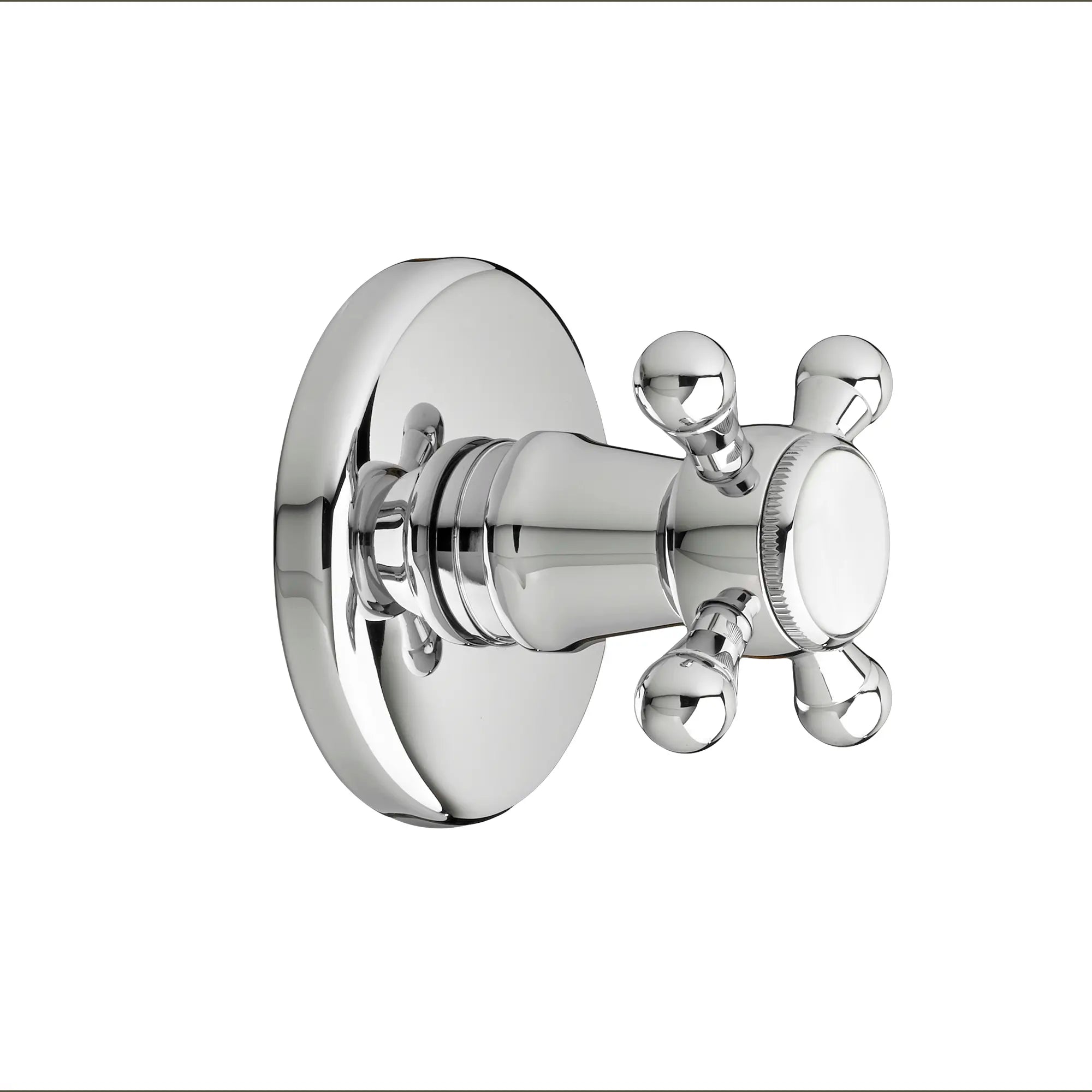 Ashbee 3/2 or 4/3 Diverter Valve Trim Only with Cross Handle // POLISHED CHROME // 38052_P_D35101430100_0_CDNwebp.webp