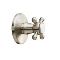 [D35101430.144] Ashbee 3/2 or 4/3 Diverter Valve Trim Only with Cross Handle - Polished Chrome