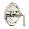 [D35101510.150] 1/2" or 3/4" Thermostatic Valve Trim with Lever Handle - Polished Chrome