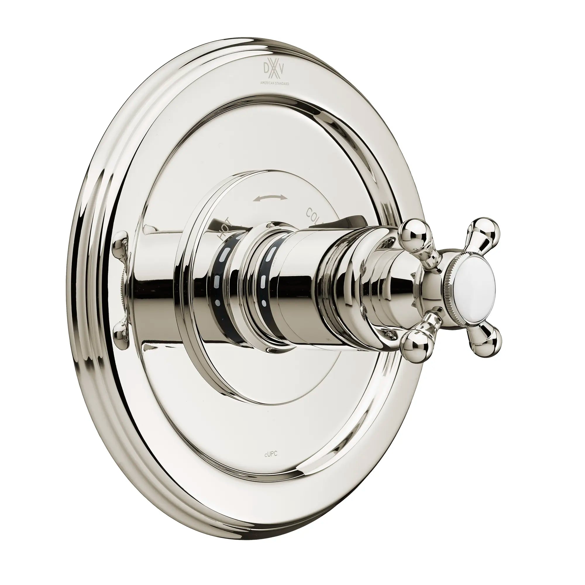 1/2" or 3/4" Thermostatic Valve Trim with Cross Handle // PLATINUM NICKEL // 38070_P_D35101514150_0_CDNwebp.webp