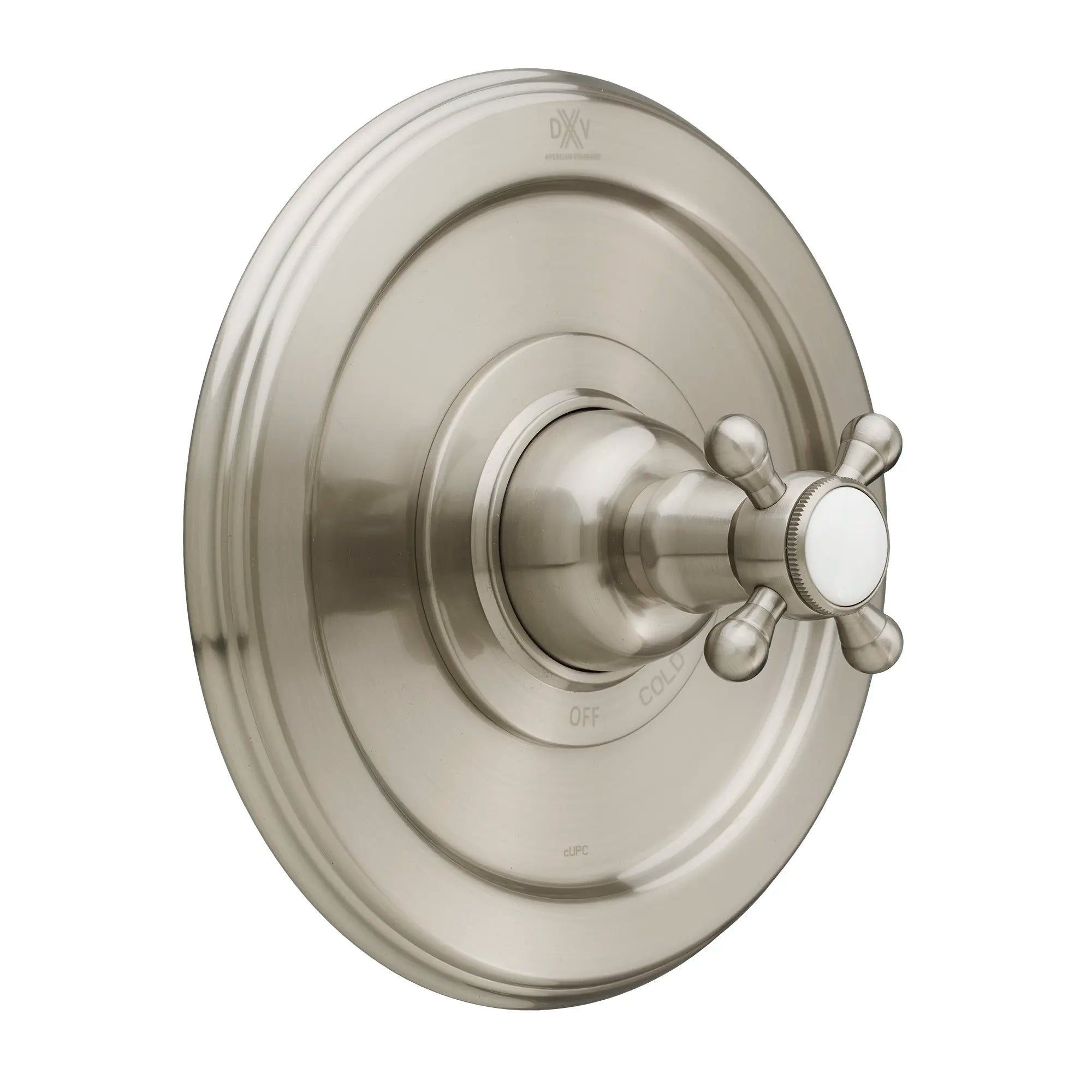 Pressure Balance Shower Valve Trim with Cross Handle // BRUSHED NICKEL // 38075_P_D35101540144_0_CDNwebp.webp