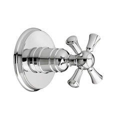 [D35102430.100] Randall 3/2 Inch Or 4/3 Inch Diverter Valve Trim With Cross Handle - Brushed Nickel