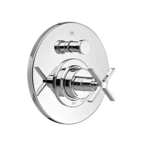 Percy Pressure Balanced Tub/Shower Trim with Cross Handle