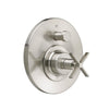 [D35105640.144] Percy Pressure Balanced Tub/Shower Trim with Cross Handle - Brushed Nickel