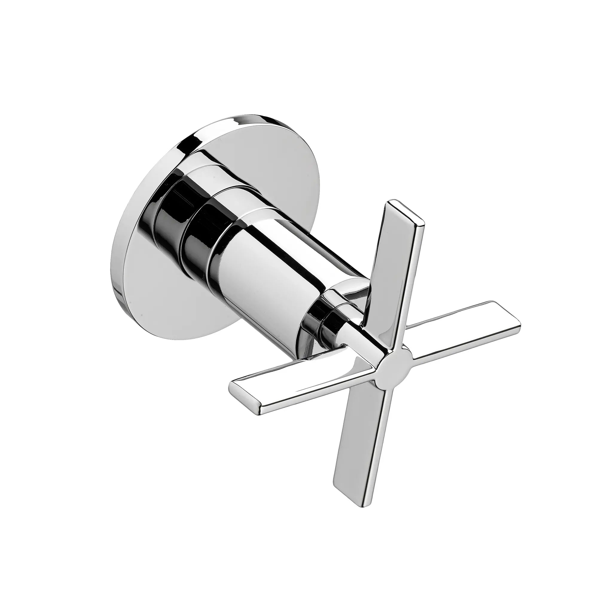 Percy 1/2 Inch or 3/4 Inch Wall Valve Trim with Cross Handle // POLISHED CHROME // 38207_P_D35105740100_0_CDNwebp.webp