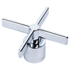 [M964697-1000A] Cross Handle For Percy Pb Trim - Polished Chrome