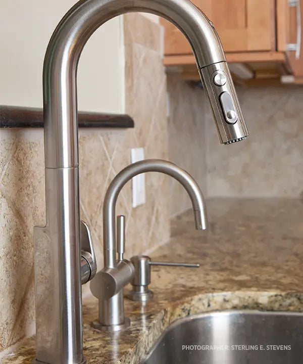Fresno® Single Handle Kitchen Faucet with Lever Handle // POLISHED CHROME // 39909_D35403000100_15_0_CDNwebp.webp